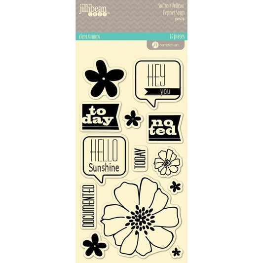 Saffron Yellow Large Stamp Set Sold in Singles