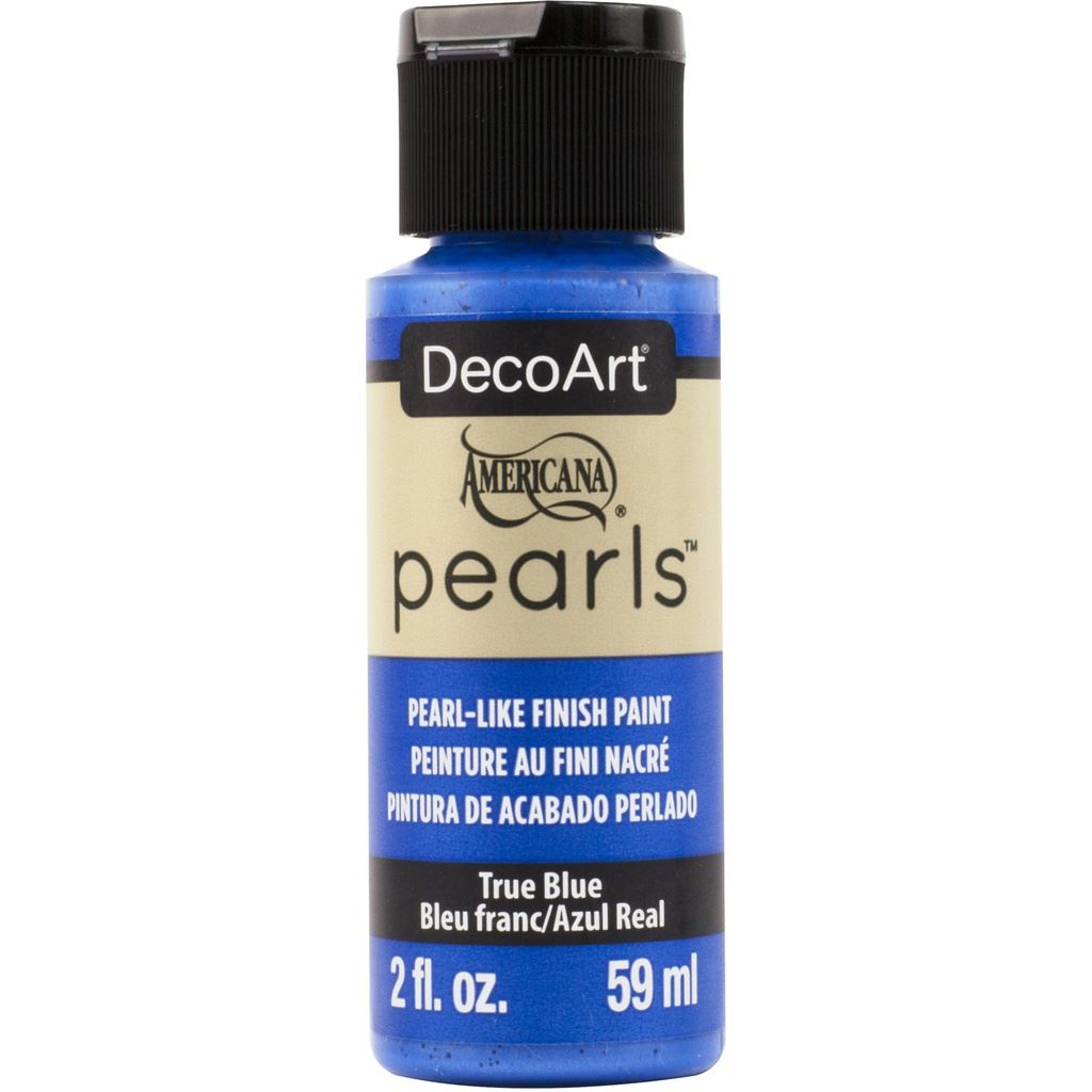 DecoArt True Blue Americana Pearls - 2oz