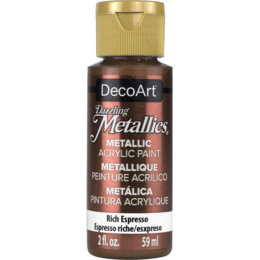 DecoArt Rich Espresso Metallics 2oz