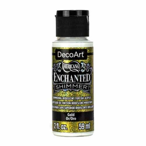 DecoArt Gold Enchanted Shimmer - 2oz