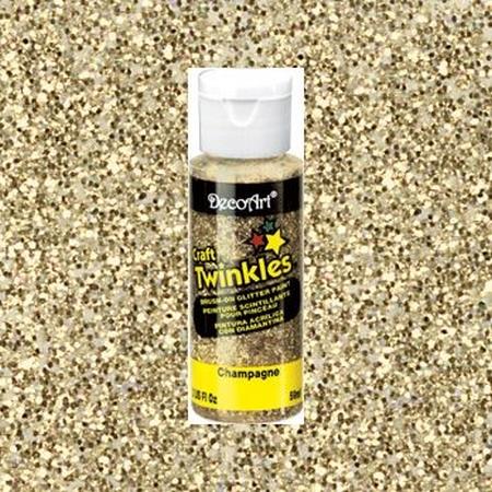 DecoArt Champagne Craft Twinkles 2oz