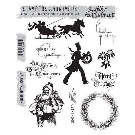 Tim Holtz - Mini Holidays No. 5- Stamp