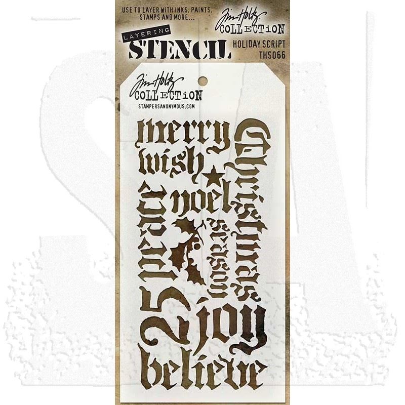 Tim Holtz - Holiday Script