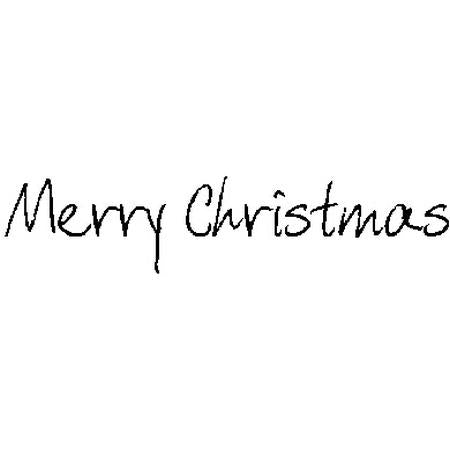 Scribbled Merry Christmas Stamp