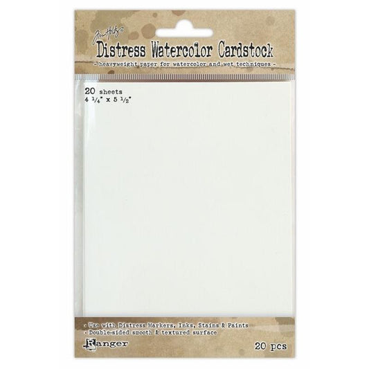 Tim Holtz - Distress Watercolour Cardstock 20 pack