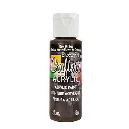DecoArt Raw Umber Crafters Acrylic 2oz
