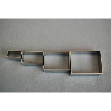 Rectangle Cutters set of 4 (Large)