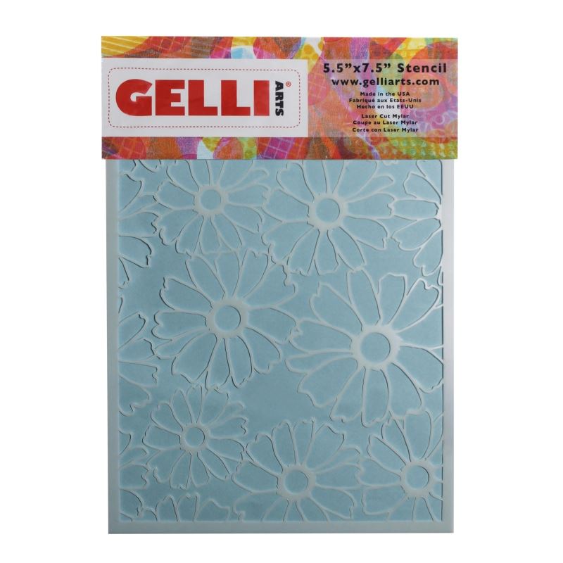 Gelli Arts – Flower Stencil