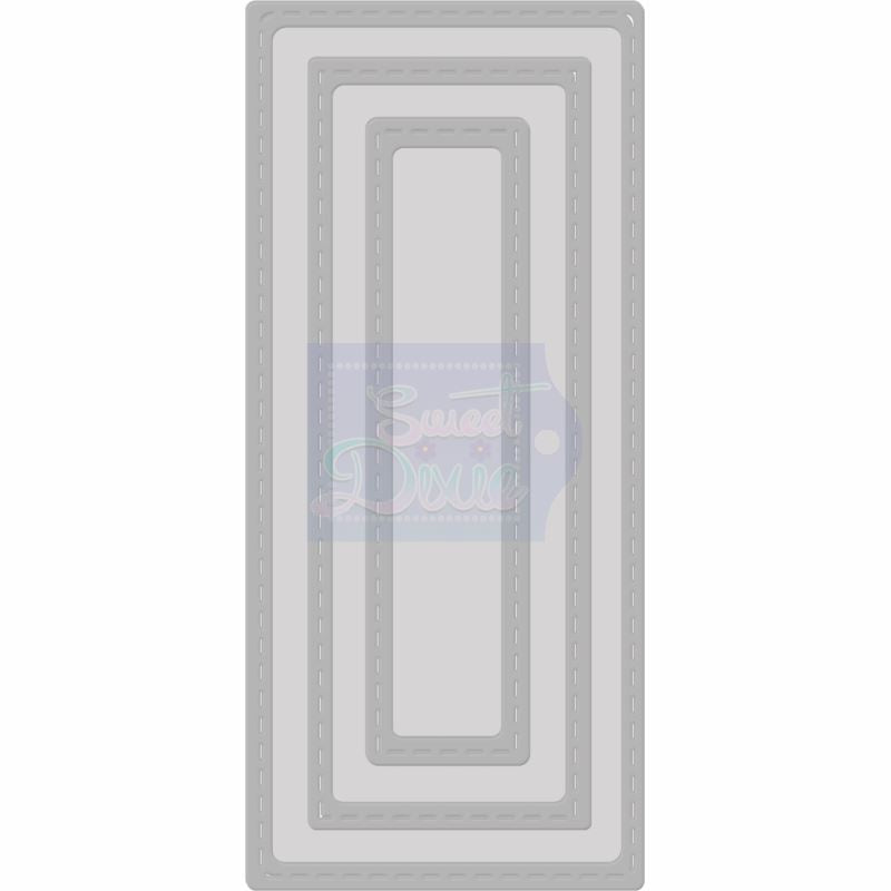 SD Small Stitched Plaques Sweet Dixie Cutting Die