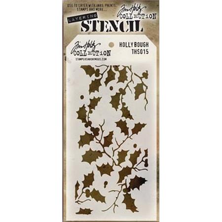 Tim Holtz - Holly Bough Layered Stencil