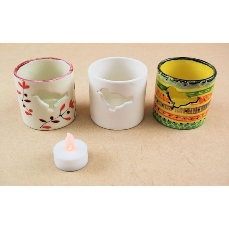 Bird T Light Candle Cup Box Quantity 8
