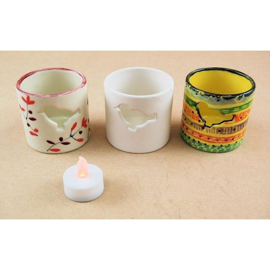 Bird T Light Candle Cup Box Quantity 8