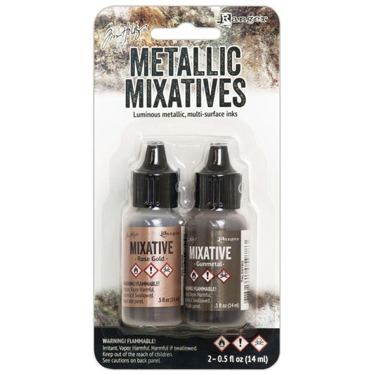 Tim Holtz - Alcohol Ink Kit Mixative Rose Gold Gunmetal