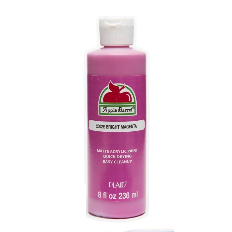 Bright Magenta Apple Barrel - 8oz