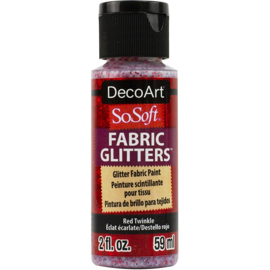 DecoArt Red Twinkle Fabric Paint
