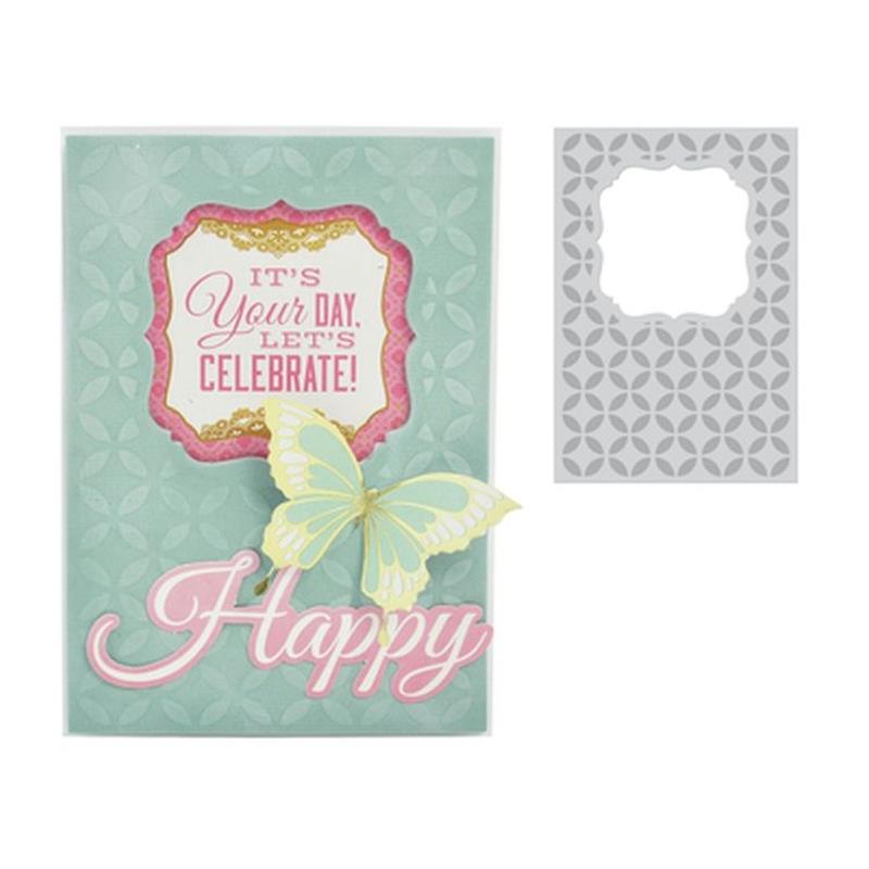 Die Stained Glass Cardfront-C6