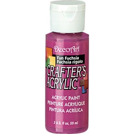 DecoArt Fun Fuchsia Crafters Acrylic 2oz