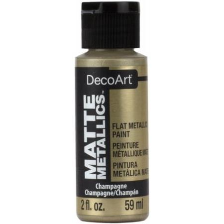 DecoArt Champagne Matte Metallics 2oz