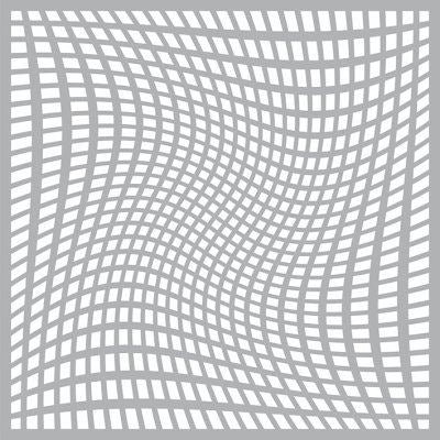 Square Swirl Mask Stencil