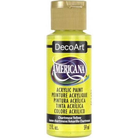 DecoArt Chartreuse Yellow Americana 2oz Acrylic Paint
