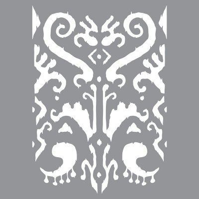 Indian Ikat Stencil