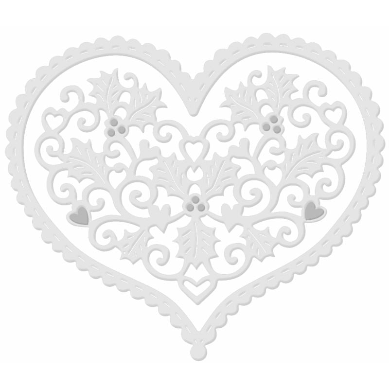 SD Festive Heart Sweet Dixie Cutting Die