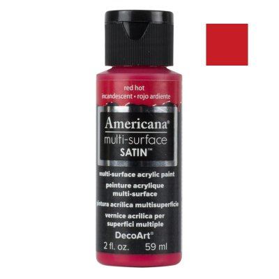 DecoArt Red Hot Multisurface satin