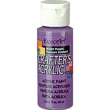 DecoArt Bright Purple Crafters Acrylic 2oz