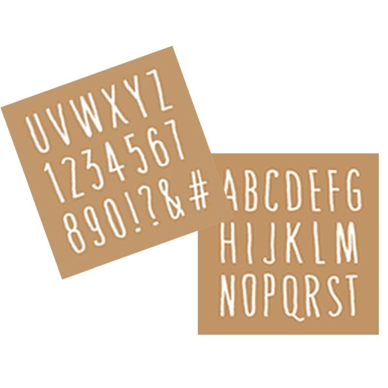 DecoArt Farmhouse Font Stencil