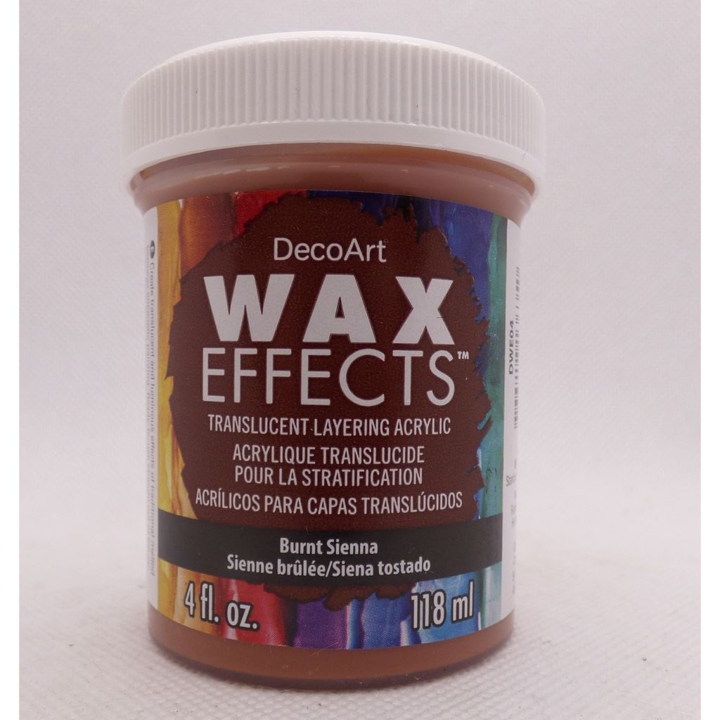 DecoArt Burnt Sienna 4oz Wax Effects Encaustic Acrylic