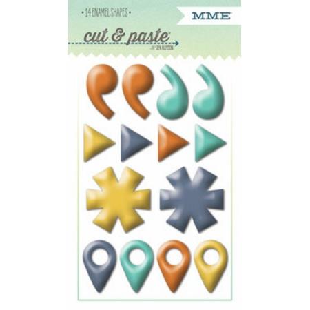 Bliss Enamel Shapes Sold in Singles