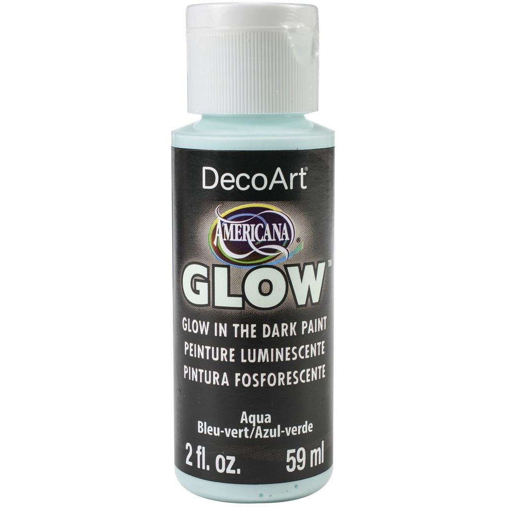 DecoArt Aqua Americana Glow Colours 2oz Paint