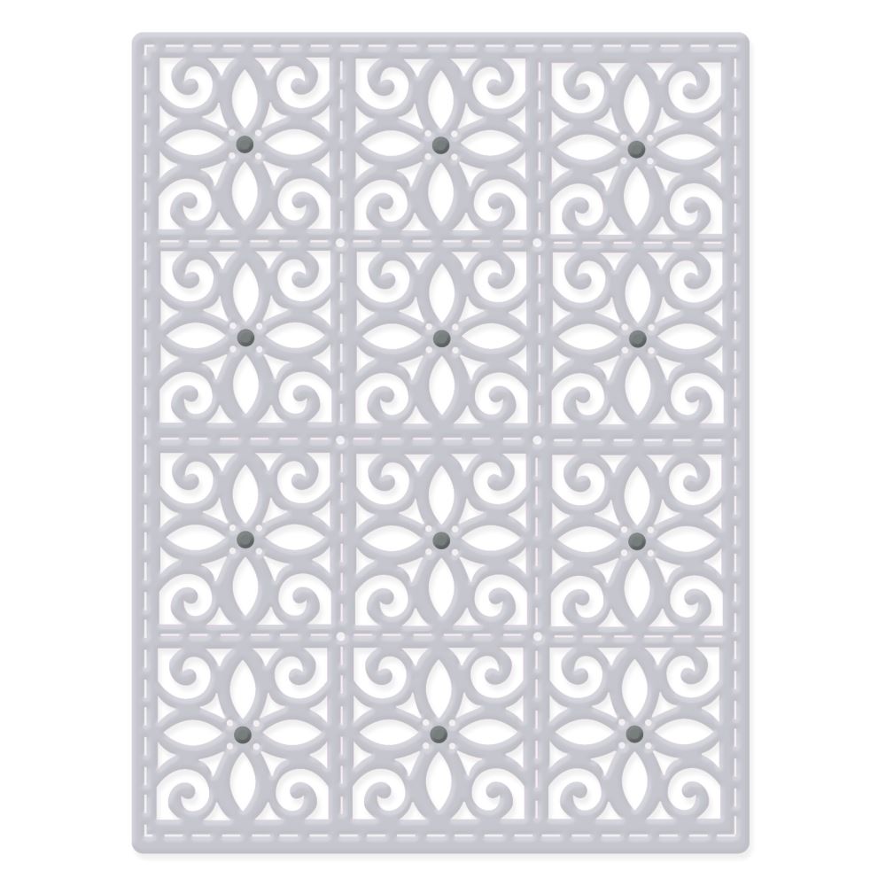 SD Rectangular Tiled Background Sweet Dixie Cutting Die