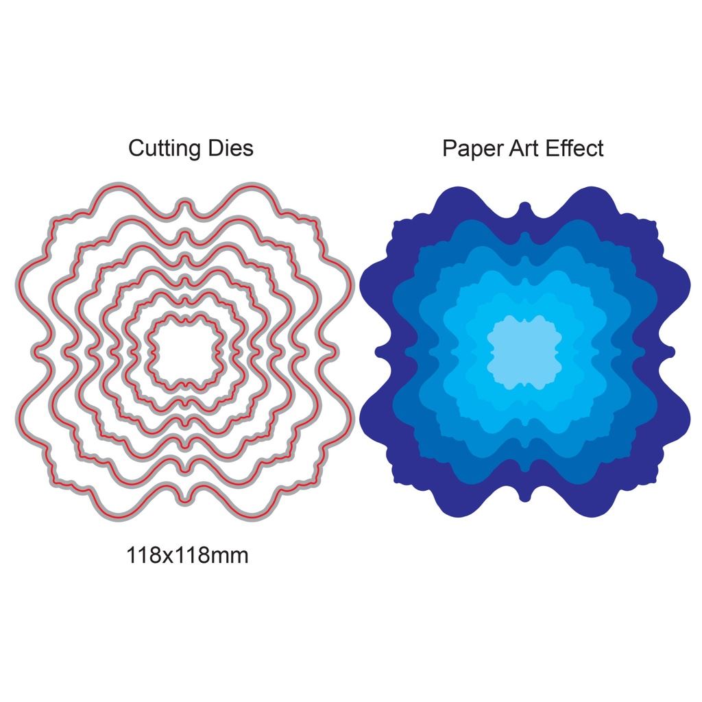 Nesting Die Set - Ornate Square