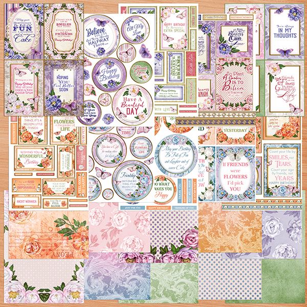Sweet Dixie Sewing Sentiments Toppers Kit