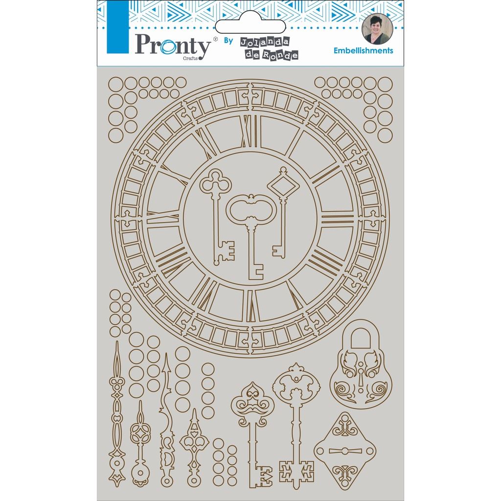 Chipboard Clocks A5by Jolanda