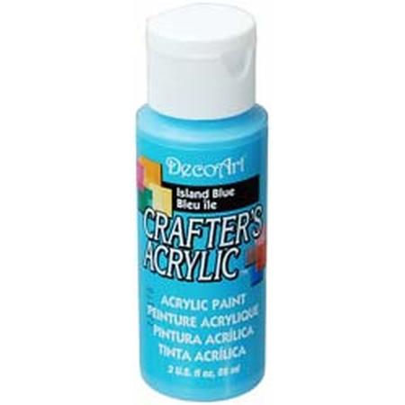 DecoArt Island Blue Crafters Acrylic 2oz