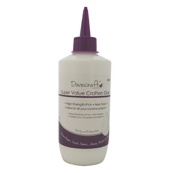 Dovecraft Super Value Crafters PVA Glue - 300ml Dovecraft Super Value Crafters PVA Glue - 300ml
