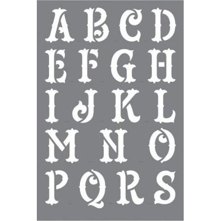 DecoArt Outlaw Stencil