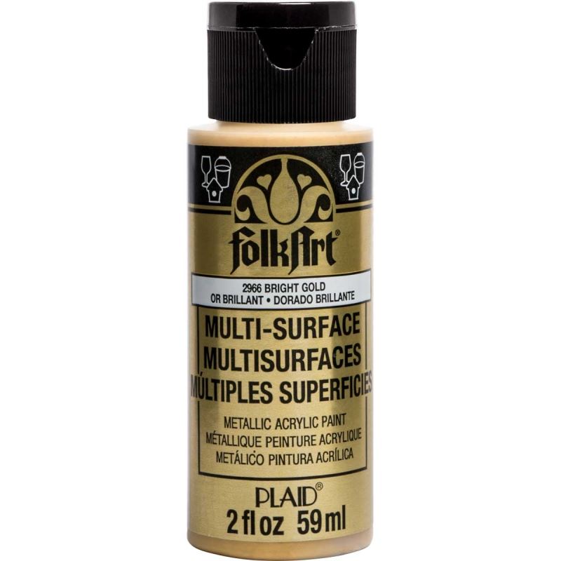 FolkArt Metallic Acrylic Paint - 2 Fluid Ounce Bottles (Price Is For Each Bottle)
