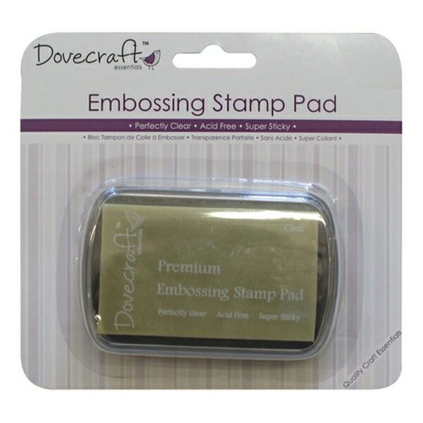 Dovecraft Embossing Stamp Pad - Clear Dovecraft Embossing Stamp Pad - Clear