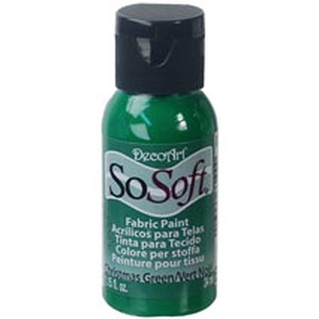 DecoArt Christmas Green SoSoft 1oz