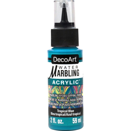 DecoArt Tropical Blue 2oz Water Marbling Paint