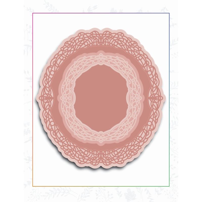SCC Bobbin Lace Nesting Frame Set Vintage Lace Nesting Dies