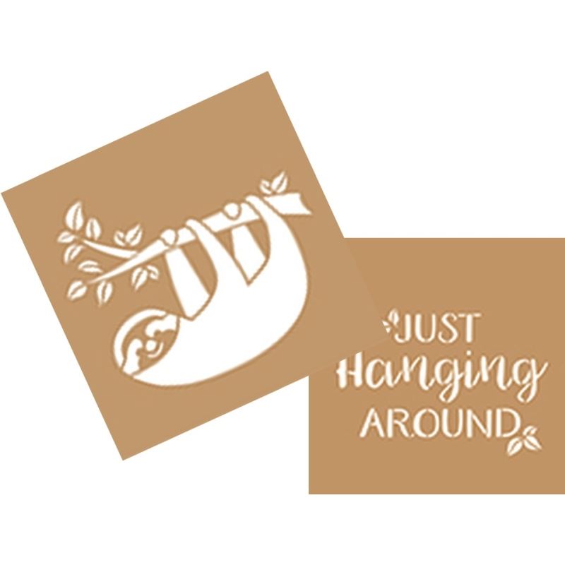 DecoArt Sloth Life Stencil