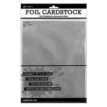 Cardstock Silver Foil