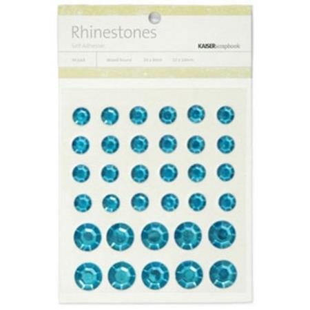 Mx Round Rhinestones - Blue