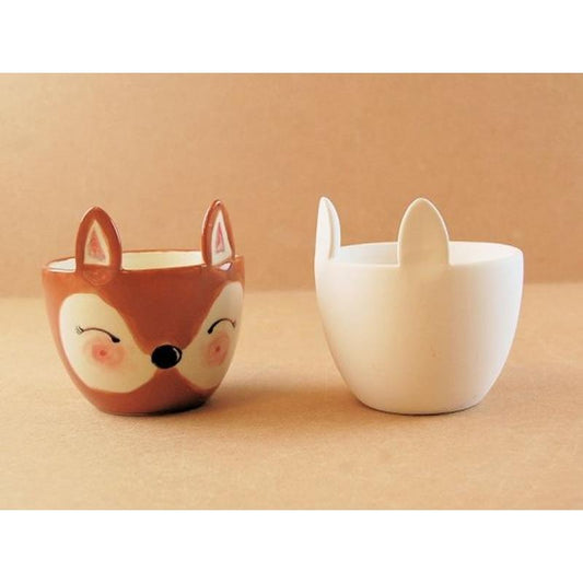 Fox/Animal Dish Plant Pot Box Quantity 6