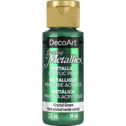 DecoArt Crystal Green Americana Metallics 2oz