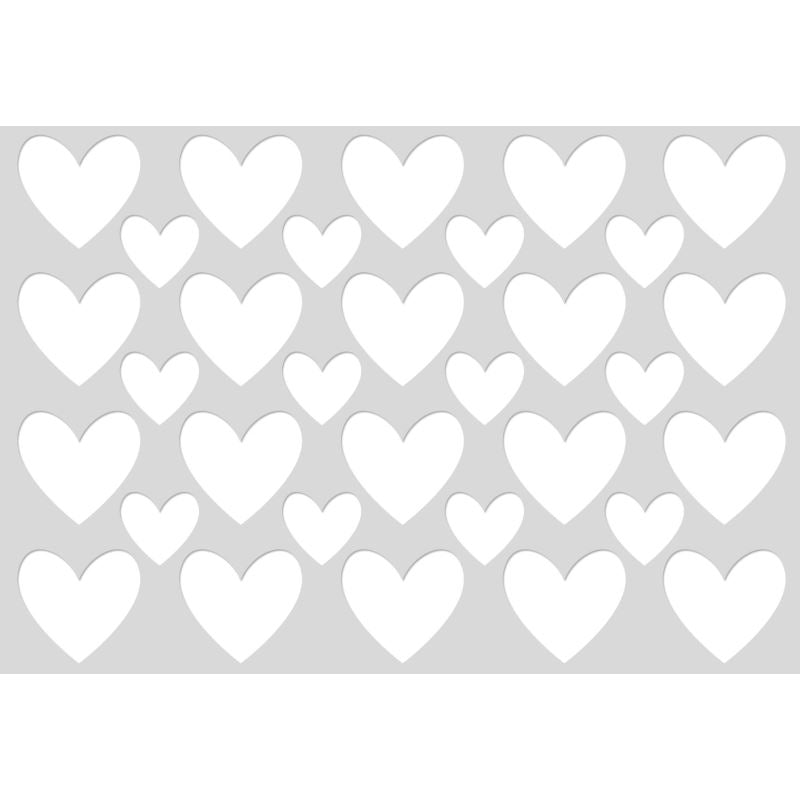 Decorative Die Hearts C6